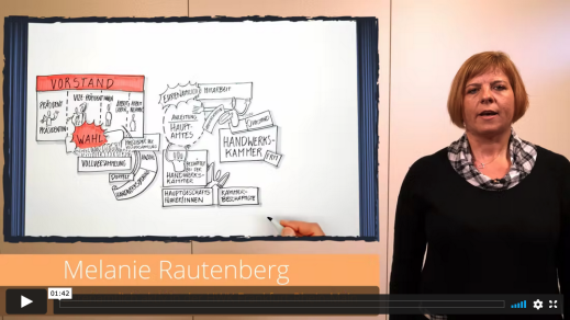 Melanie Rautenberg, ehrenamtlich aktiv in der Handwerkskammer Frankfurt-Rhein-Main